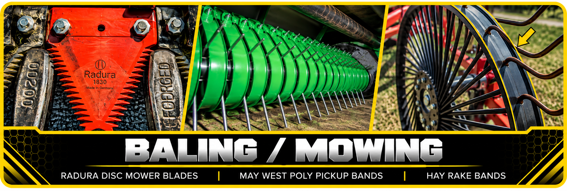 Baling and Mowing Equipment Banner